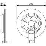 Bremsscheibe 0 986 479 B19 Bremsscheibe 0 986 479 B19