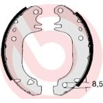 Bremsbackensatz HA S 61 535 Bremsbackensatz HA S 61 535