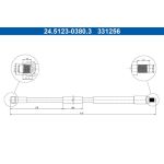 ATE Bremsschlauch 24.5123-0380.3 ATE Bremsschlauch 24.5123-0380.3