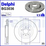 Delphi Bremsscheibe BG3036