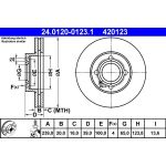 Bremsscheibe Vw P.Golf/Jetta/Polo 76-99 24.0120-0123.1 Bremsscheibe Vw P.Golf/Jetta/Polo 76-99 24.0120-0123.1