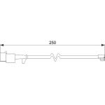 Bosch Bremsbelagverschleißsensor 1987474574 Bosch Bremsbelagverschleißsensor 1987474574