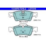 Bremsbelagsatz Db T. W164/W251/X164 3,0-5,5 4-Matic 05- Keramik 13.0470-7219.2 Bremsbelagsatz Db T. W164/W251/X164 3,0-5,5 4-Matic 05- Keramik 13.0470-7219.2