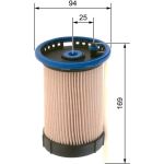 Kraftstofffiltereinsatz F 026 402 254 Kraftstofffiltereinsatz F 026 402 254