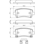 Bosch Bremsbelagsatz 0 986 494 586 Bosch Bremsbelagsatz 0 986 494 586
