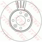 TRW Bremsscheibe DF4267 TRW Bremsscheibe DF4267