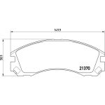 BREMBO Bremsklötze VA P 61 089 BREMBO Bremsklötze VA P 61 089