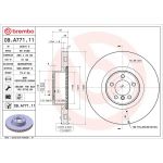 52 481 060 Bremsscheibe VA 09.A771.11 52 481 060 Bremsscheibe VA 09.A771.11