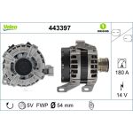 Valeo Lichtmaschine 443397 Valeo Lichtmaschine 443397