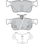 Valeo Bremsbelagsatz 601479 Valeo Bremsbelagsatz 601479