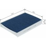 Aktivkohleinnenraumfilter 0 986 628 657 Aktivkohleinnenraumfilter 0 986 628 657