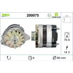 Valeo Lichtmaschine 200075 Valeo Lichtmaschine 200075