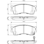 Bosch Bremsbelagsatz 0 986 494 146 Bosch Bremsbelagsatz 0 986 494 146