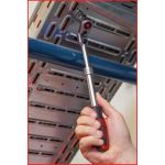 KS TOOLS Kniehebel-Teleskopknarre 1/2 CHROMEplus, 72 Zähne 914.1220