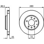 Bremsscheibe VA 0 986 479 132 Bremsscheibe VA 0 986 479 132