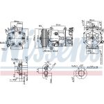 Nissens Klimakompressor PKW 89067 Nissens Klimakompressor PKW 89067