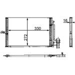 MAHLE Kondensator, Klimaanlage AC 317 000P