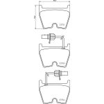 BREMBO Bremsklötze VA P 85 078 BREMBO Bremsklötze VA P 85 078