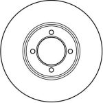 TRW Bremsscheibe DF2617 TRW Bremsscheibe DF2617