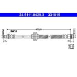 ATE Bremsschlauch 24.5111-0429.3 ATE Bremsschlauch 24.5111-0429.3