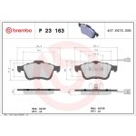 BREMBO Bremsklötze VA P 23 163 BREMBO Bremsklötze VA P 23 163