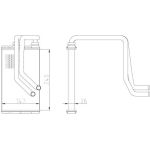 NRF Heizungskühler 54387 NRF Heizungskühler 54387