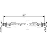 Bosch Bremsschlauch 1987481591 Bosch Bremsschlauch 1987481591