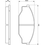 Bosch Bremsbelagsatz 0 986 424 382 Bosch Bremsbelagsatz 0 986 424 382