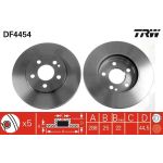 TRW Bremsscheibe Mercedes-Benz W245 B-Klasse DF4454 TRW Bremsscheibe Mercedes-Benz W245 B-Klasse DF4454