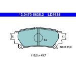 Bremsbelagsatz, Scheibenbremse 13.0470-5635.2 Bremsbelagsatz, Scheibenbremse 13.0470-5635.2
