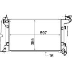 MAHLE Kühler, Motorkühlung CR 1527 000S