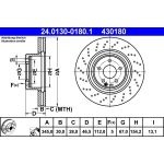Bremsscheibe Db P. W203/S203/C209/A209 01-09 24.0130-0180.1 Bremsscheibe Db P. W203/S203/C209/A209 01-09 24.0130-0180.1
