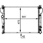 Kühler, Motorkühlung CR 464 000P Kühler, Motorkühlung CR 464 000P