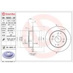 72 482 019 Bremsscheibe HA 08.5803.21 72 482 019 Bremsscheibe HA 08.5803.21