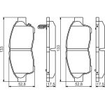 Bosch Bremsbelagsatz 0 986 424 124 Bosch Bremsbelagsatz 0 986 424 124