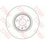 TRW Bremsscheibe DF4358 TRW Bremsscheibe DF4358