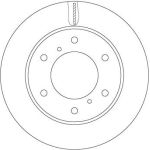 TRW Bremsscheibe DF6735