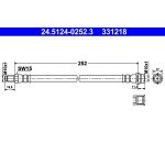 ATE Bremsschlauch 24.5124-0252.3 ATE Bremsschlauch 24.5124-0252.3