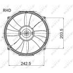 Lüfter Motorkühlung 47045 Lüfter Motorkühlung 47045