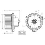 Innenraumgebläse 34304 Innenraumgebläse 34304