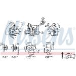 NISSENS Turbolader 93087 NISSENS Turbolader 93087
