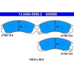 Bremsbelagsatz Mitsubishi P. Galant 97-/Outlander 03-/Pajero 94 13.0460-5958.2 Bremsbelagsatz Mitsubishi P. Galant 97-/Outlander 03-/Pajero 94 13.0460-5958.2