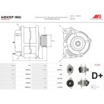 A4043(P-INA) AS-PL Lichtmaschine (Generator) A4043(P-INA)