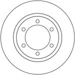 Bremsscheibe Toyota P. Landcr DF4115 Bremsscheibe Toyota P. Landcr DF4115