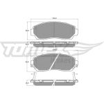 TOMEX brakes Bremsbelagsatz, Scheibenbremse TX 19-33