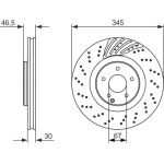 Bremsscheibe VA 0 986 479 651 Bremsscheibe VA 0 986 479 651