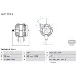 Bosch Lichtmaschine 0 986 083 080 Bosch Lichtmaschine 0 986 083 080