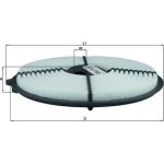 MAHLE Luftfilter LX 733 MAHLE Luftfilter LX 733