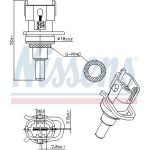 Nissens Kühlmitteltemperatursensor 207097 Nissens Kühlmitteltemperatursensor 207097