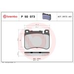 BREMBO Bremsklötze VA P 50 073 BREMBO Bremsklötze VA P 50 073